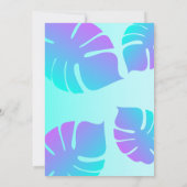 ギーク ヴェイパーウェーブ 80年代と90年代の誕生日招待状 招待状 (裏面)