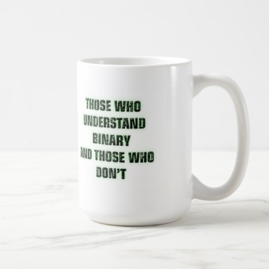 ギーク-二進冗談 コーヒーマグカップ (右)