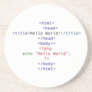 ギークPHPグリーティング コースター