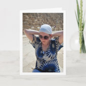 ギーザのピラミッドの少女 カード (正面)