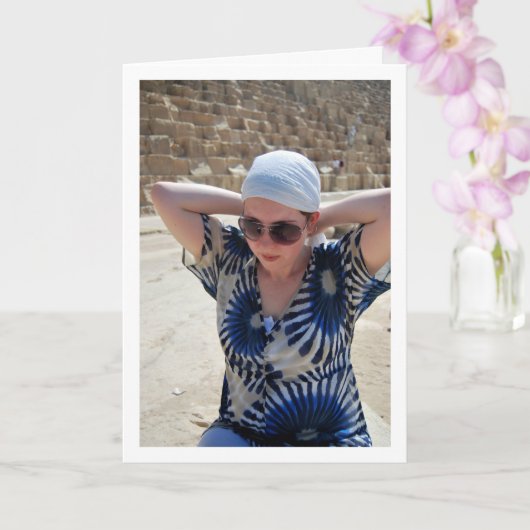 ギーザのピラミッドの少女 カード (蘭)