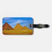 ギーザのピラミッド ラゲッジタグ (裏面横)