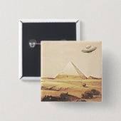 ギーザの宇宙船 缶バッジ (正面&裏面)