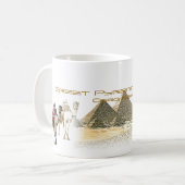 ギーザの素晴らしいピラミッド コーヒーマグカップ (正面左)