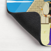 ギーザのCleopatra及び素晴らしいスフィンクス マウスパッド (コーナー)