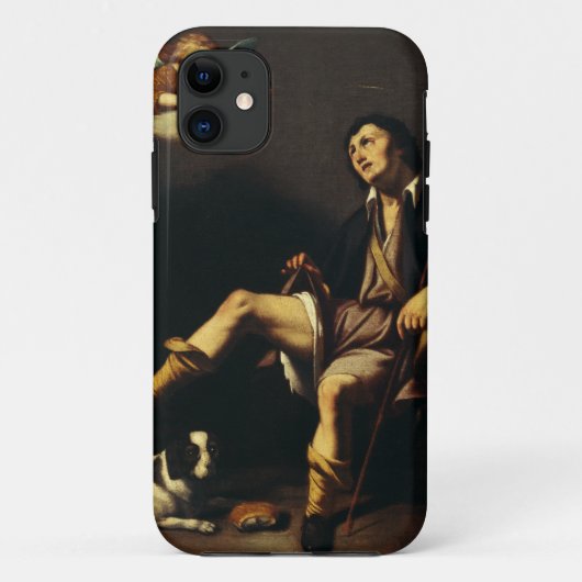 ギ・フランソワによる聖ロクスと天使 Case-Mate iPhoneケース (裏面)