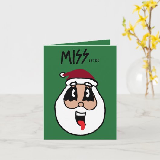 クおもしろいリのまわりにスマスツリーカード カード (黄色い花)