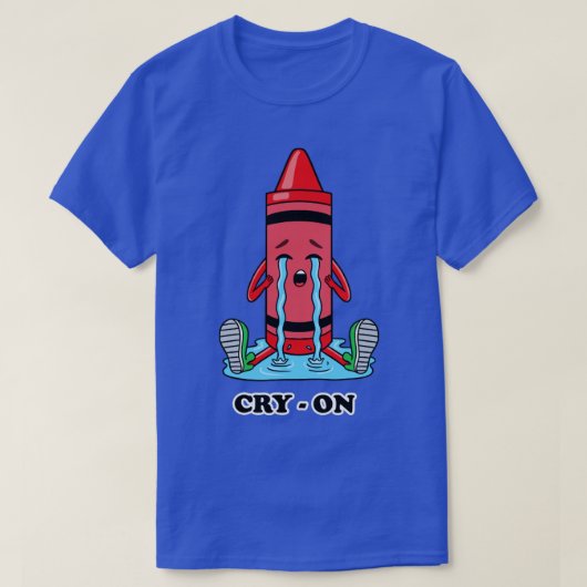 クおもしろいリオン Tシャツ (デザイン正面)