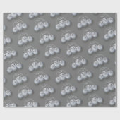 クおもしろいリスマスに行きたい…雪のフール ラッピングペーパー (フラット)