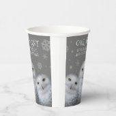 クおもしろいリスマスに行きたい…雪のフール 紙コップ (右)