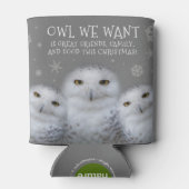 クおもしろいリスマスに行きたい…雪のフール 缶クーラー (裏面)