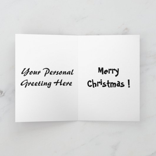 クおもしろいリスマスカード：クリスマスの意味 シーズンカード (内部)