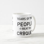 クおもしろいロックの人々のクロケービート涙 コーヒーマグカップ (正面右)