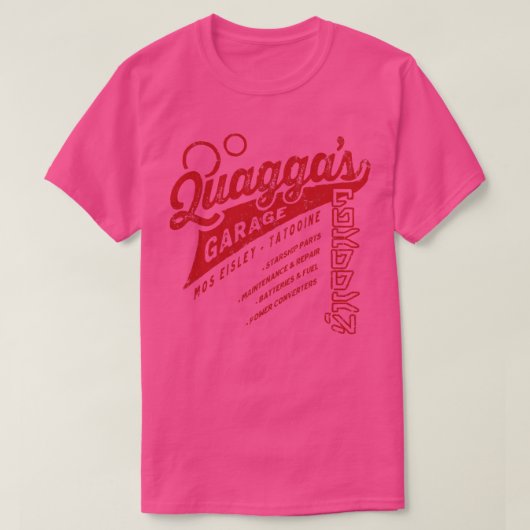 クァグガレージ Tシャツ (デザイン正面)