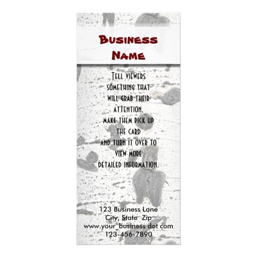 クァッキング《植物》アスペン樹皮 ラックカード (正面)