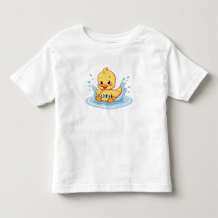 クァッククァック! 私はダックリングのデイジーよ! トドラーTシャツ