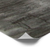 クアイサイドニューキャッスルプリントからのティーンブリッジズ ポスター (角)