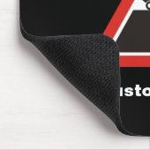 クアイサイド警告標識 マウスパッド (コーナー)