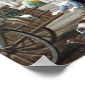 クアイデグランオーガスティンの家禽市場 ポスター (角)