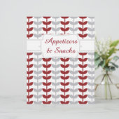 クアインマルーン&グレーつる植物レシピディバイダー (スタンド正面)