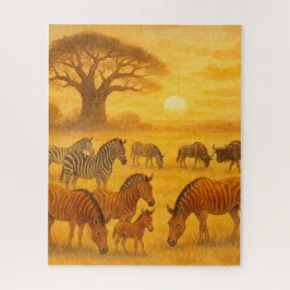 クアガサバンナサンライズ ジグソーパズル