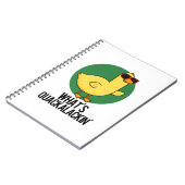 クアッカラッキン ファニー ダック パン ノートブック (左側)