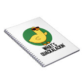 クアックラッキン ファニー ダック パン ノートブック (右側)