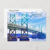 クアッドシティーズ USA ポストカード (正面/裏面)