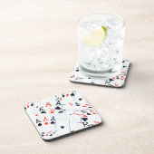 クアッドAcesポーカーカードパターン、 コースター (右側)