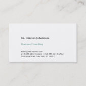 クアドラティッシュ、プラクティッシュ、エレガントウントクラール 名刺 (正面)