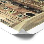 クアドラングルの景色を見るハンプトンコートパレス ポスター (角)