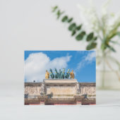 クアドリガオンアルクドゥトリオンフデュカルーセル – パリ ポストカード (スタンド正面)