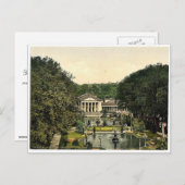 クアハウスとその周辺、ヴィースバーデン、ヘッセ・ナッソー、 ポストカード (正面/裏面)