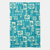 クアベイハワイアン海底シェル キッチンタオル (縦)