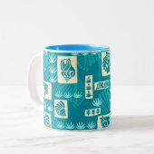 クアベイハワイアン海底シェル ツートーンマグカップ (正面左)