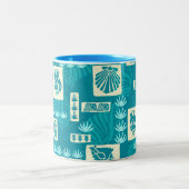 クアベイハワイアン海底シェル ツートーンマグカップ (中央)