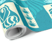 クアベイハワイアン海底シェル ラッピングペーパー (ロールコーナー)