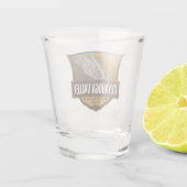 クアホガバレー国立公園イラストレーション旅行 ショットグラス (裏面)