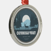 クアホガバレー国立公園ディアー メタルオーナメント (右)