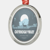 クアホガバレー国立公園ディアー メタルオーナメント (左)