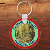 クアホガバレー国立公園 キーホルダー (正面)