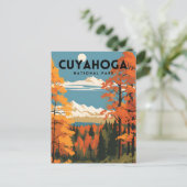 クアホガ国立公園トラベル ポストカード (スタンド正面)