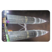 クアラルンプールのナイトタワー マグネット (横)