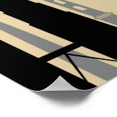 クアラルンプールのヴィンテージ旅行ポスター ポスター (角)