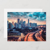 クアラルンプールサンセット ポストカード (正面/裏面)