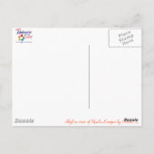 クアラルンプールシティスカイライン ポストカード (裏面)