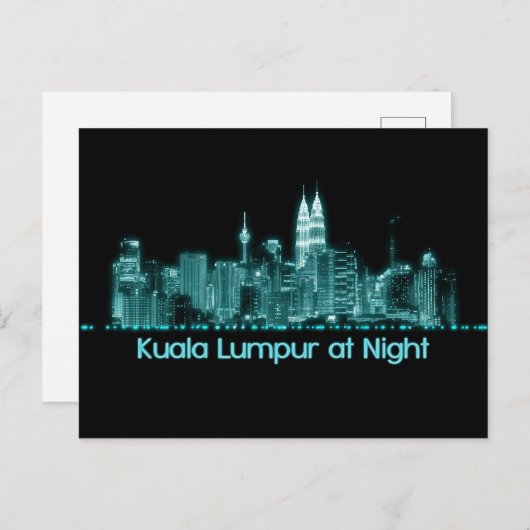クアラルンプールスカイライン ポストカード (正面/裏面)