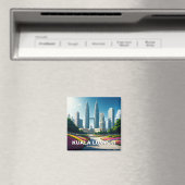 クアラルンプールペトロナスツインタワーズ マグネット (インサイチュ (食洗機))