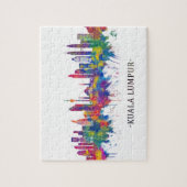 クアラルンプールマレーシアのスカイライン ジグソーパズル (縦)