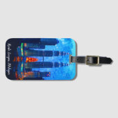 クアラルンプールマレーシアアジアトラベル ラゲッジタグ (正面横)